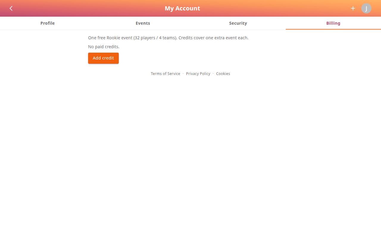 My Account – Billing