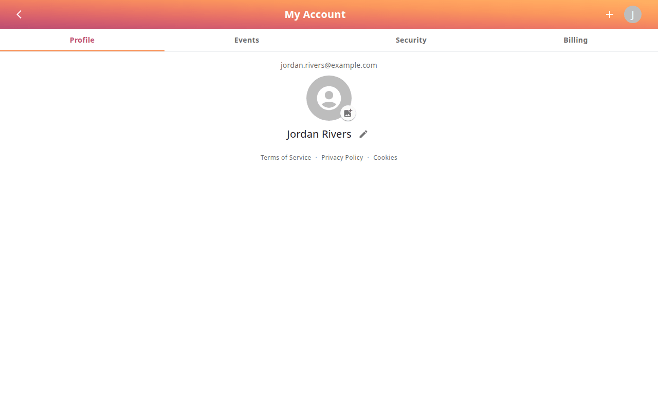 My Account – Profile