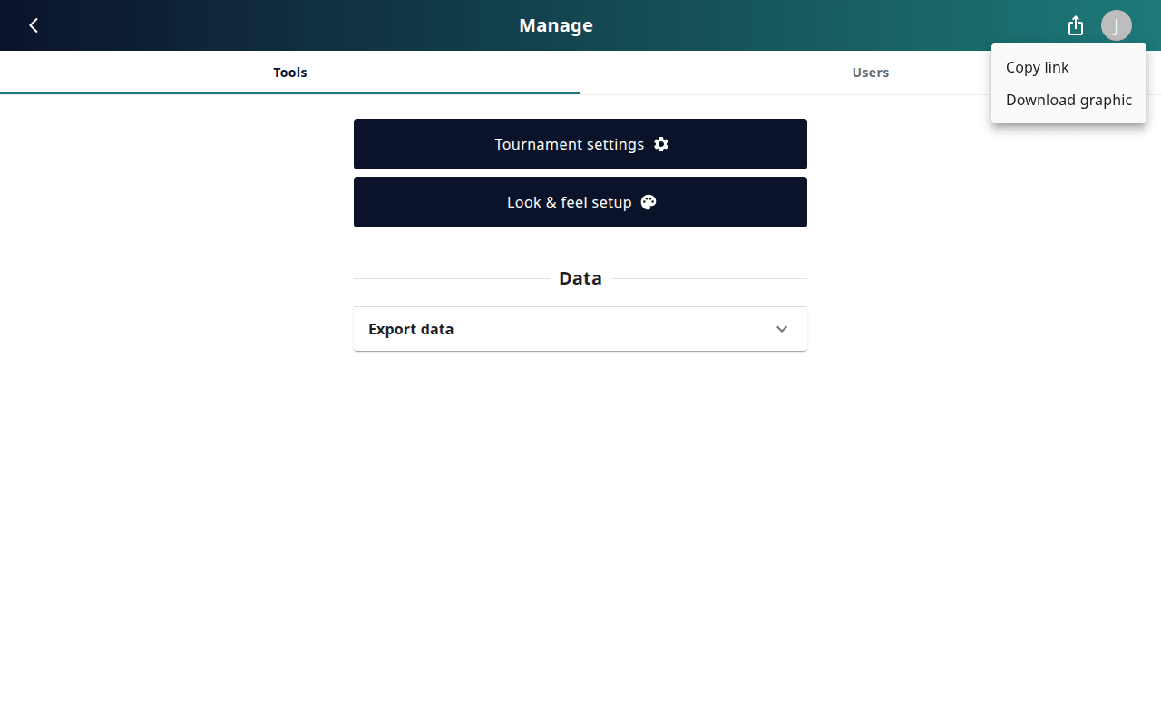 Share menu
