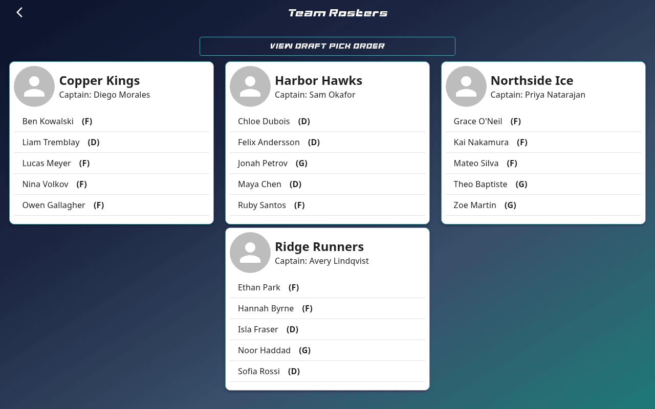 Public rosters